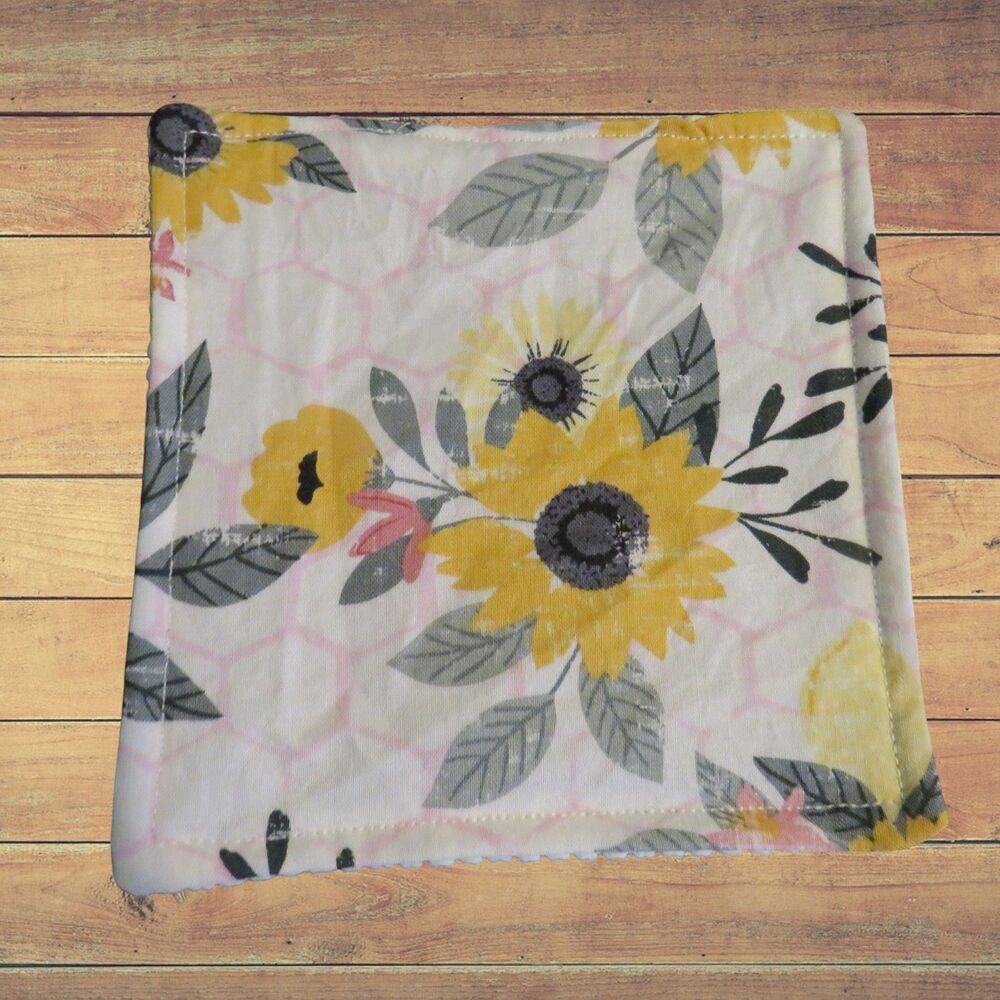 Jar Gripper, Handmade Jar Opener, Yellow Sunflower